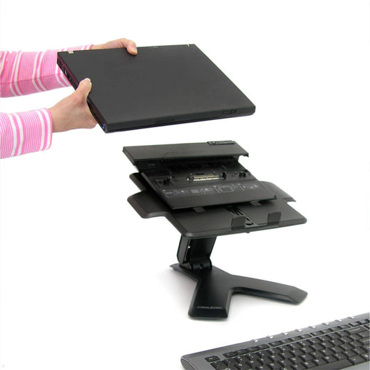 Ergotron 33-334-085 Tischstativ mit Laptop der montiert wird