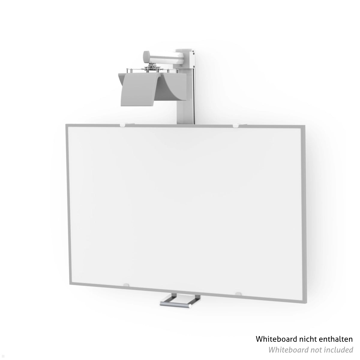 SMS FST081010 MM elektrische Whiteboardhalterung mit Whiteboard und Beamer