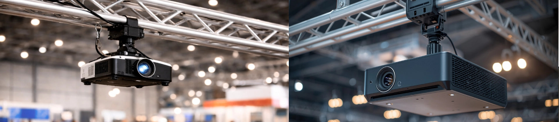 Beamer Halterungen für Traversen, Messe