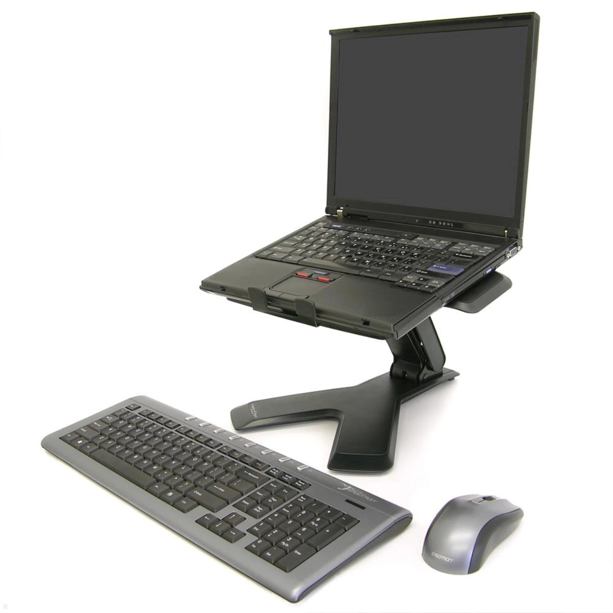 Ergotron 33-334-085 Tischstativ mit montiertem Laptop