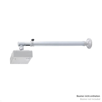 Neomounts Wandhalterung Beamer-W100SILVER mit Beamer montiert