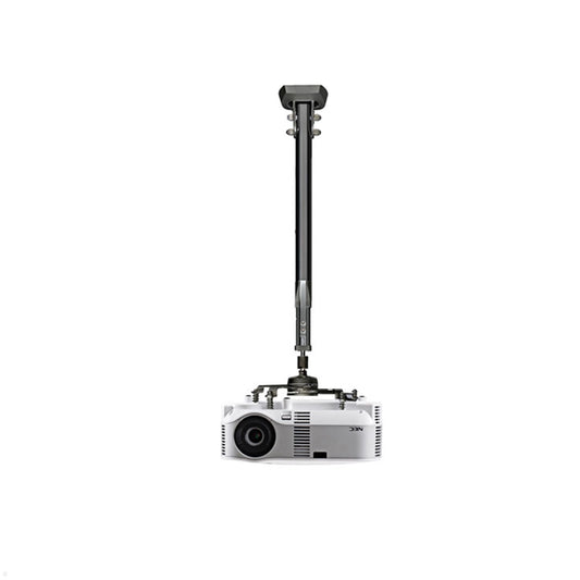 SMS AE014053 Höhenverstellbarer Beamer Deckenhalter in schwarz mit Beamer