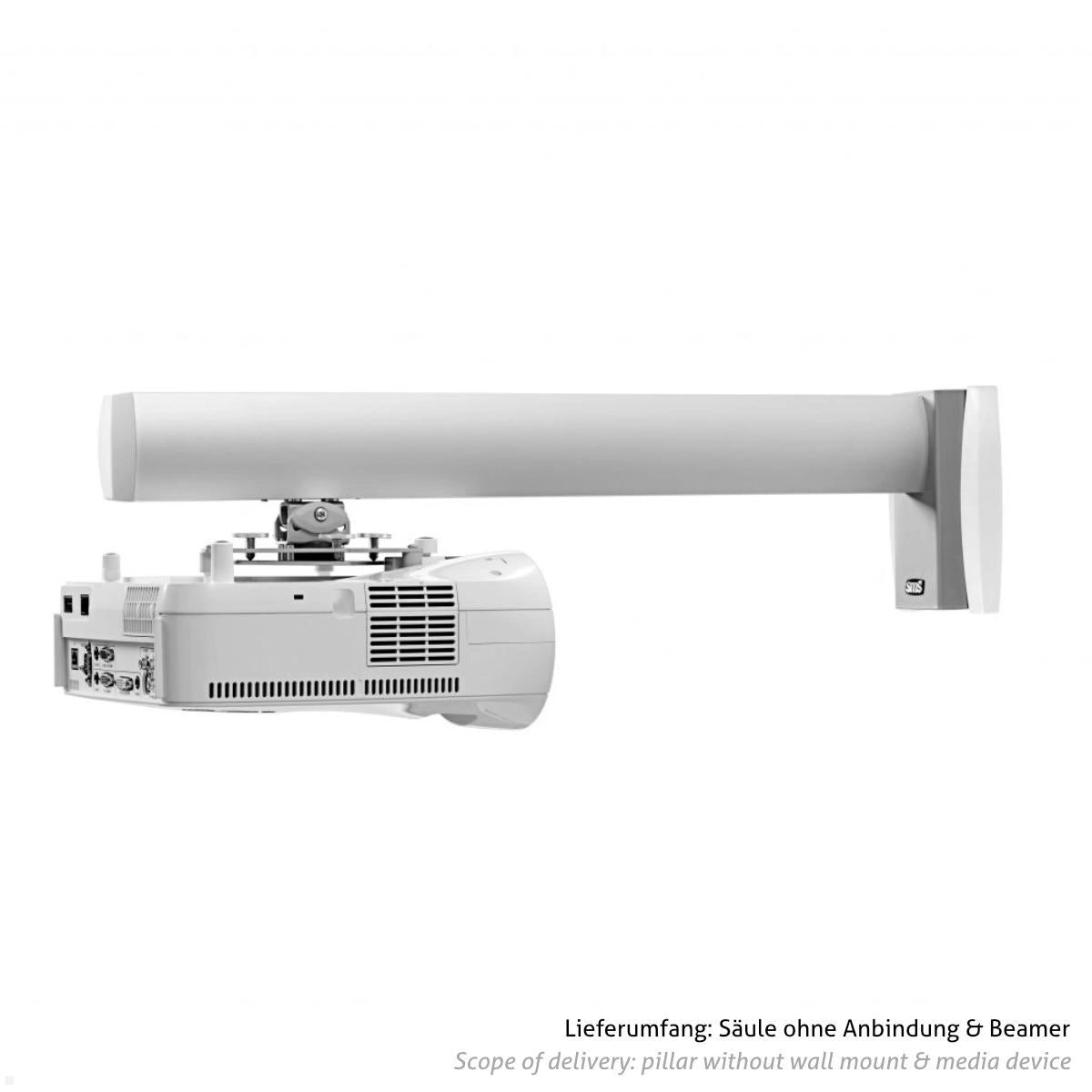 SMS Beamer Wandhalterung Säule mit Beamer