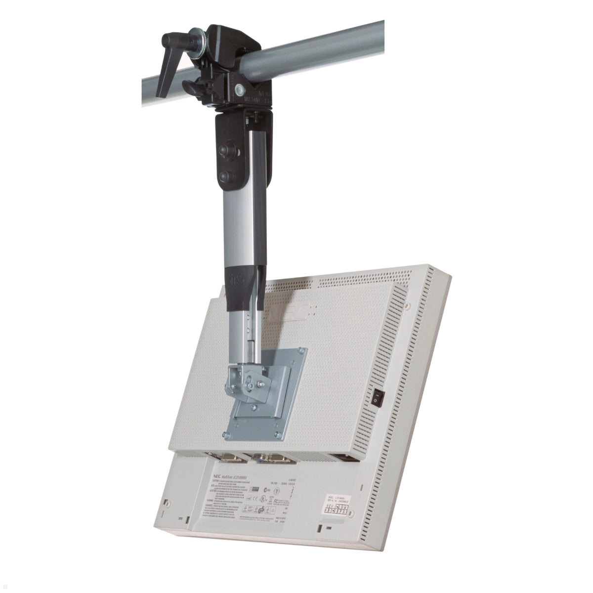 SMS FS040013 Traversen Halterung Klemme mit Monitor hinten