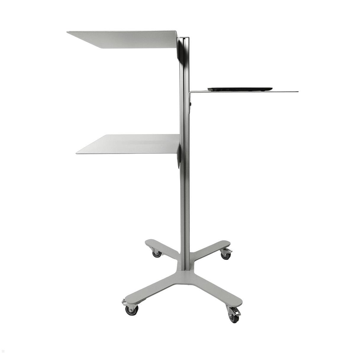 TecLines TMU001 Multistage Mediawagen für Notebook und Beamer stufenlos höhenverstellbar TecLines TMU001 Multistage Mediawagen für Notebook und Beamer stufenlos höhenverstellbar